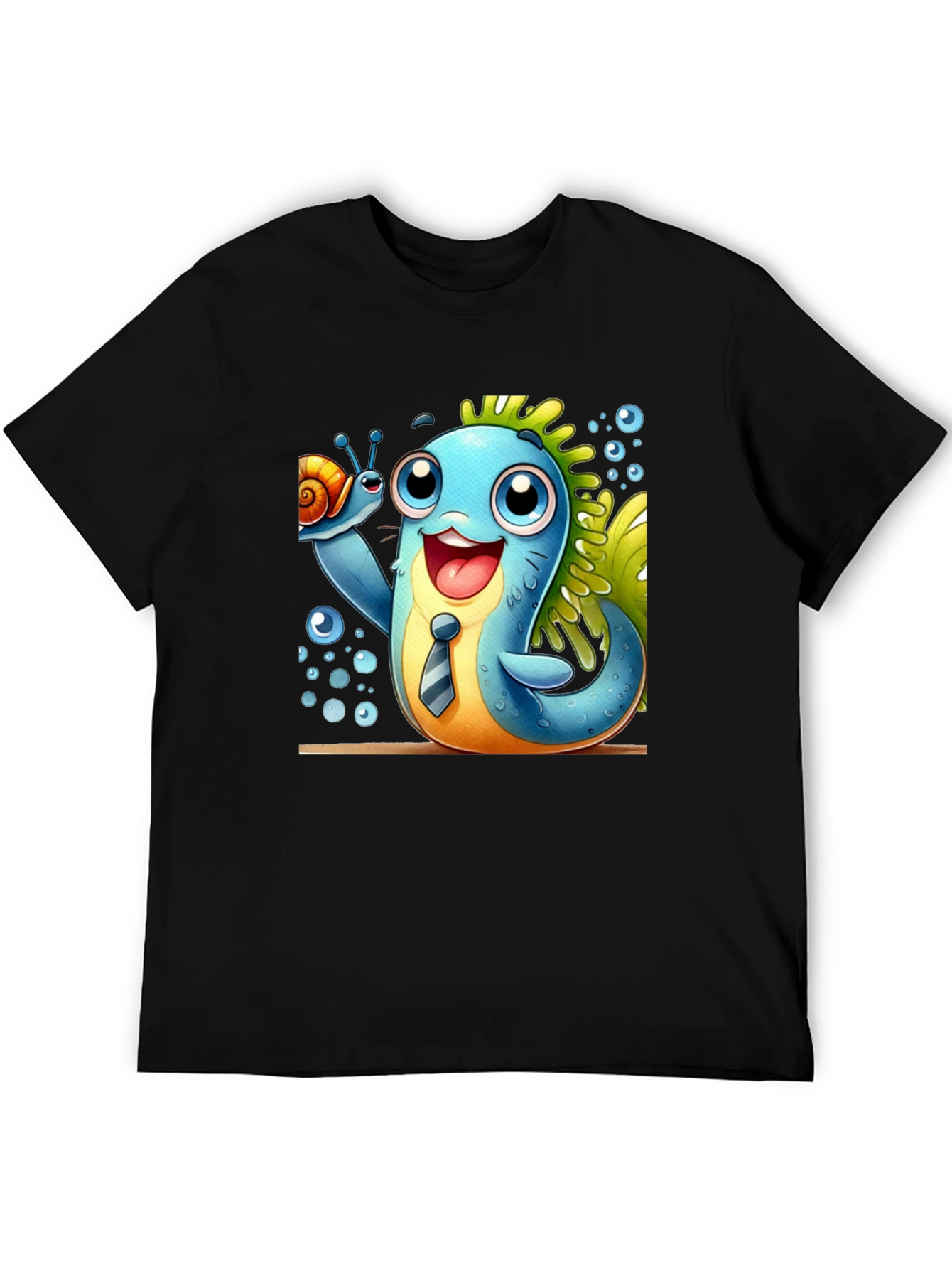 Cartoon Sea Creature Graphic Tee