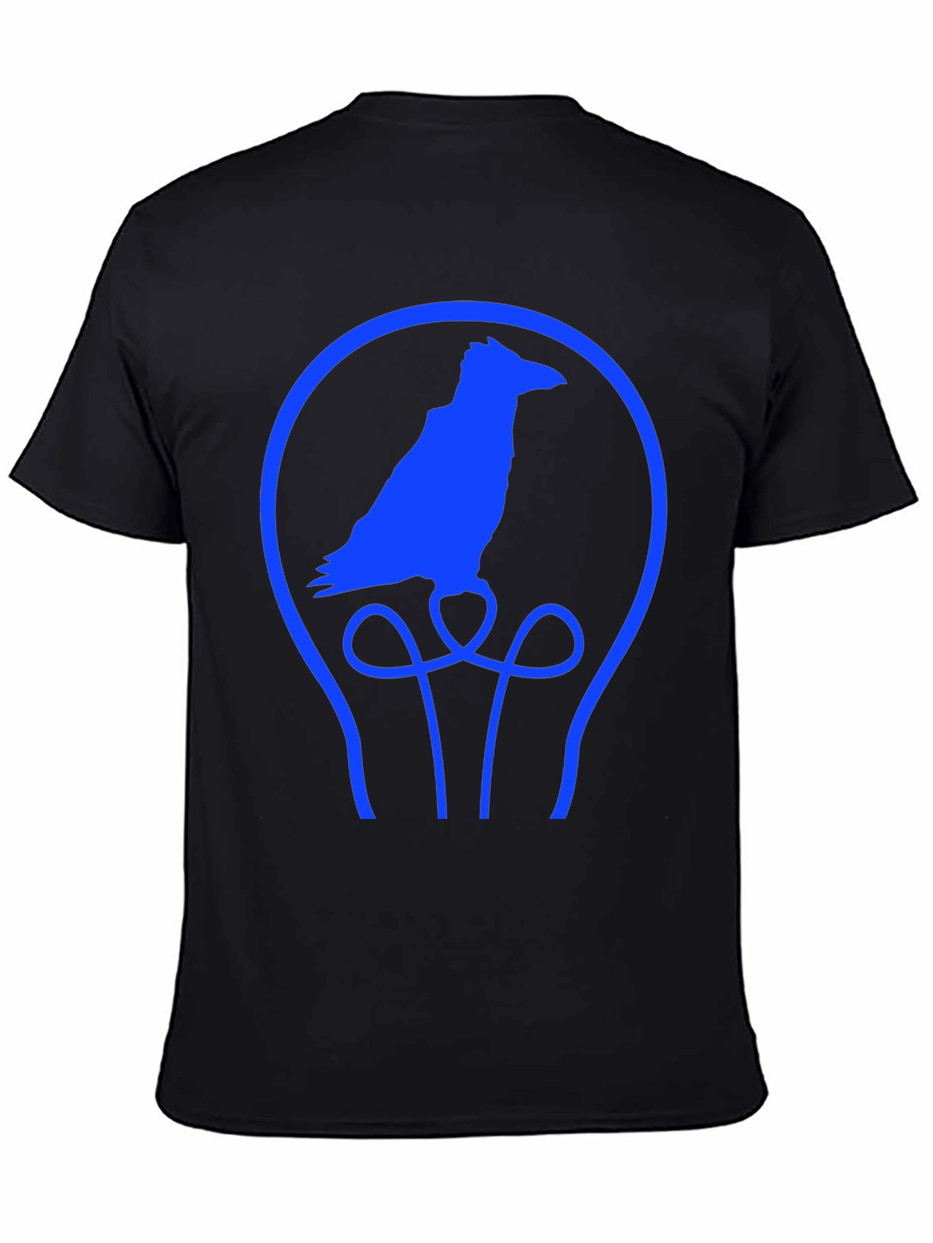 Raven Lightbulb T-Shirt - Unique Graphic Tee