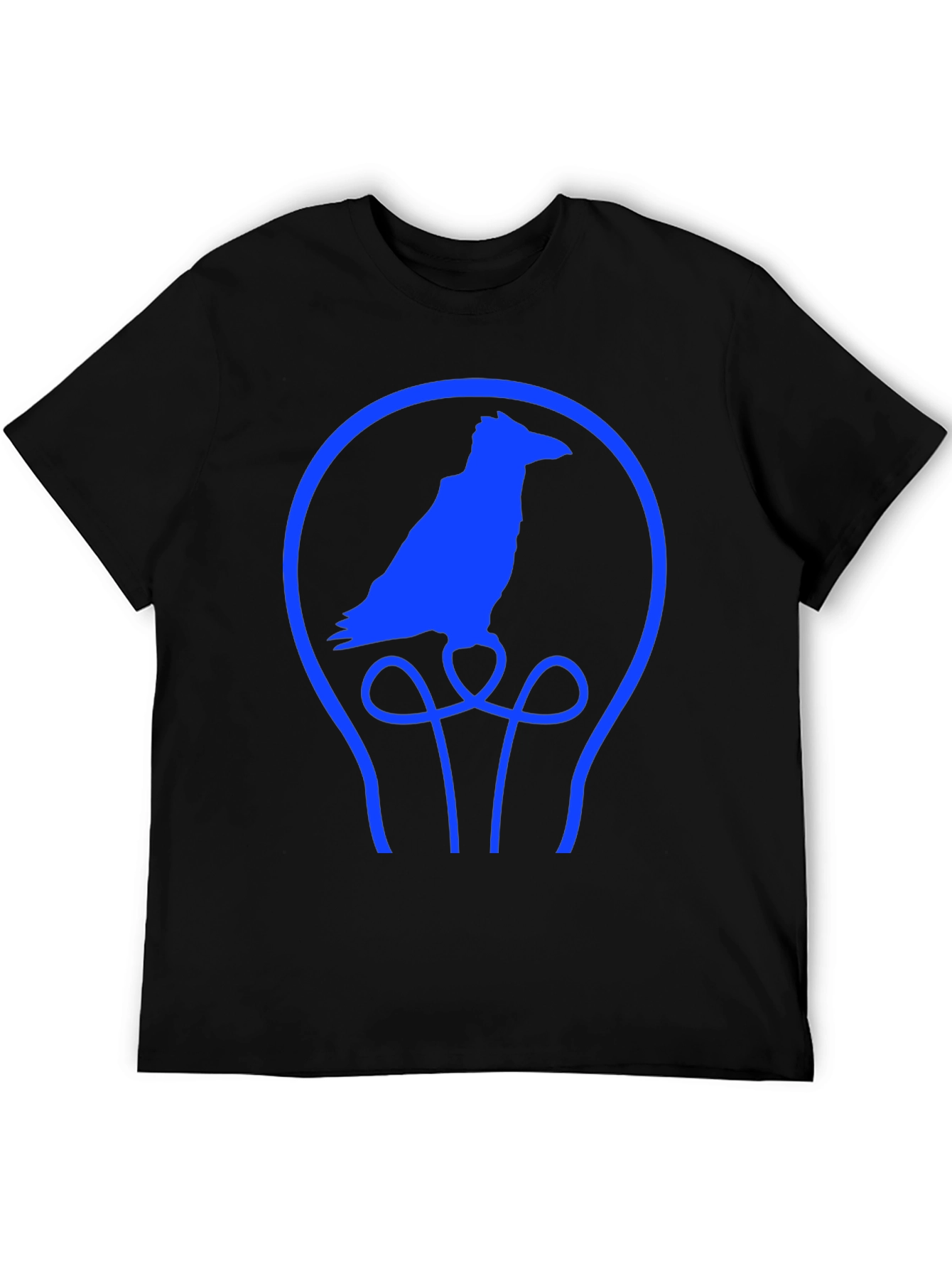 Raven Lightbulb T-Shirt - Unique Graphic Tee