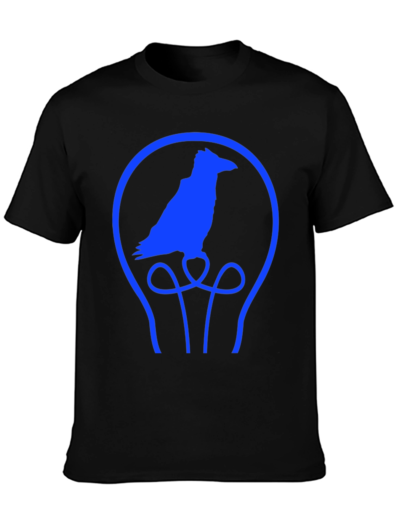 Raven Lightbulb T-Shirt - Unique Graphic Tee