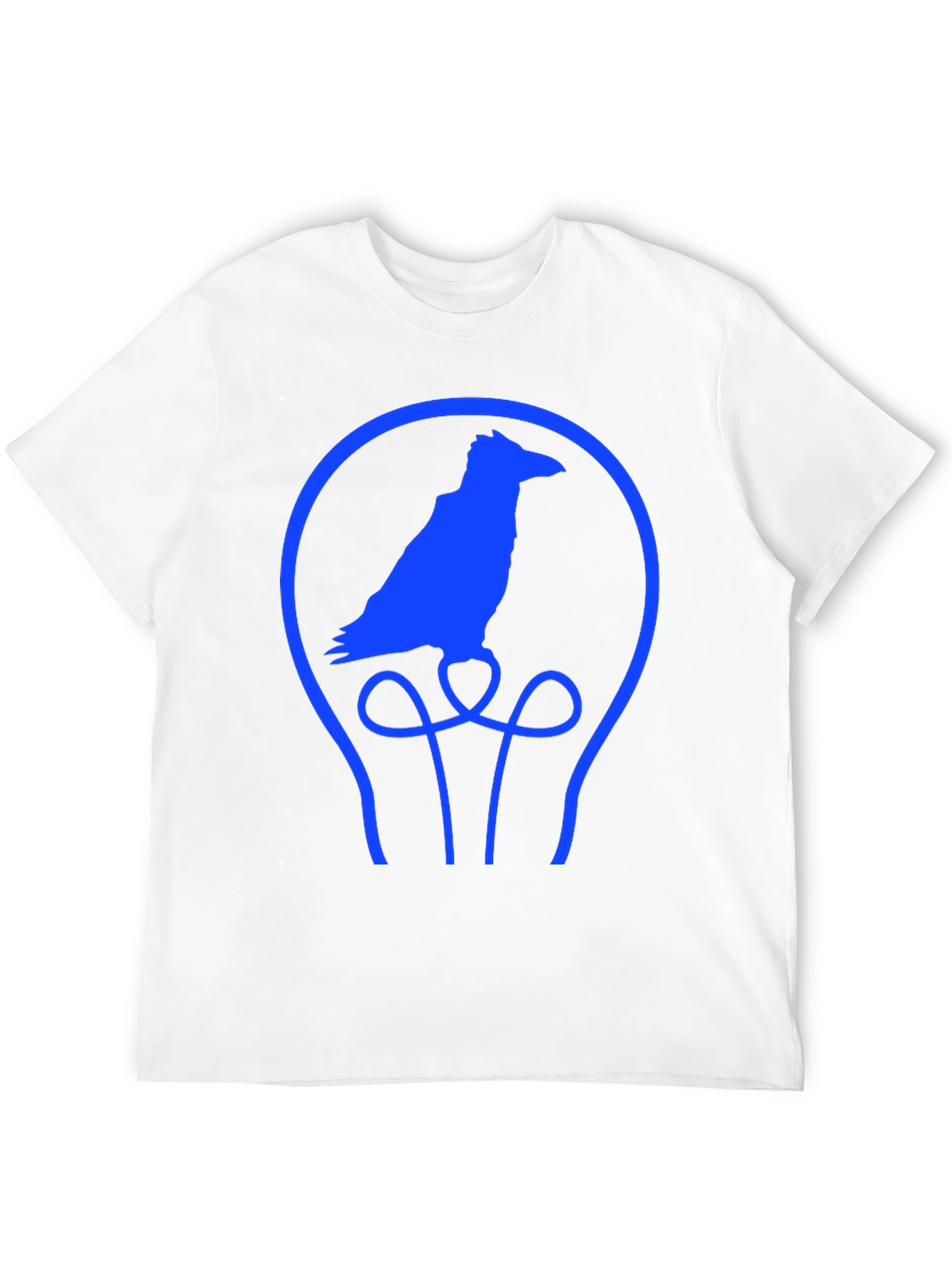 Raven Lightbulb T-Shirt - Unique Graphic Tee