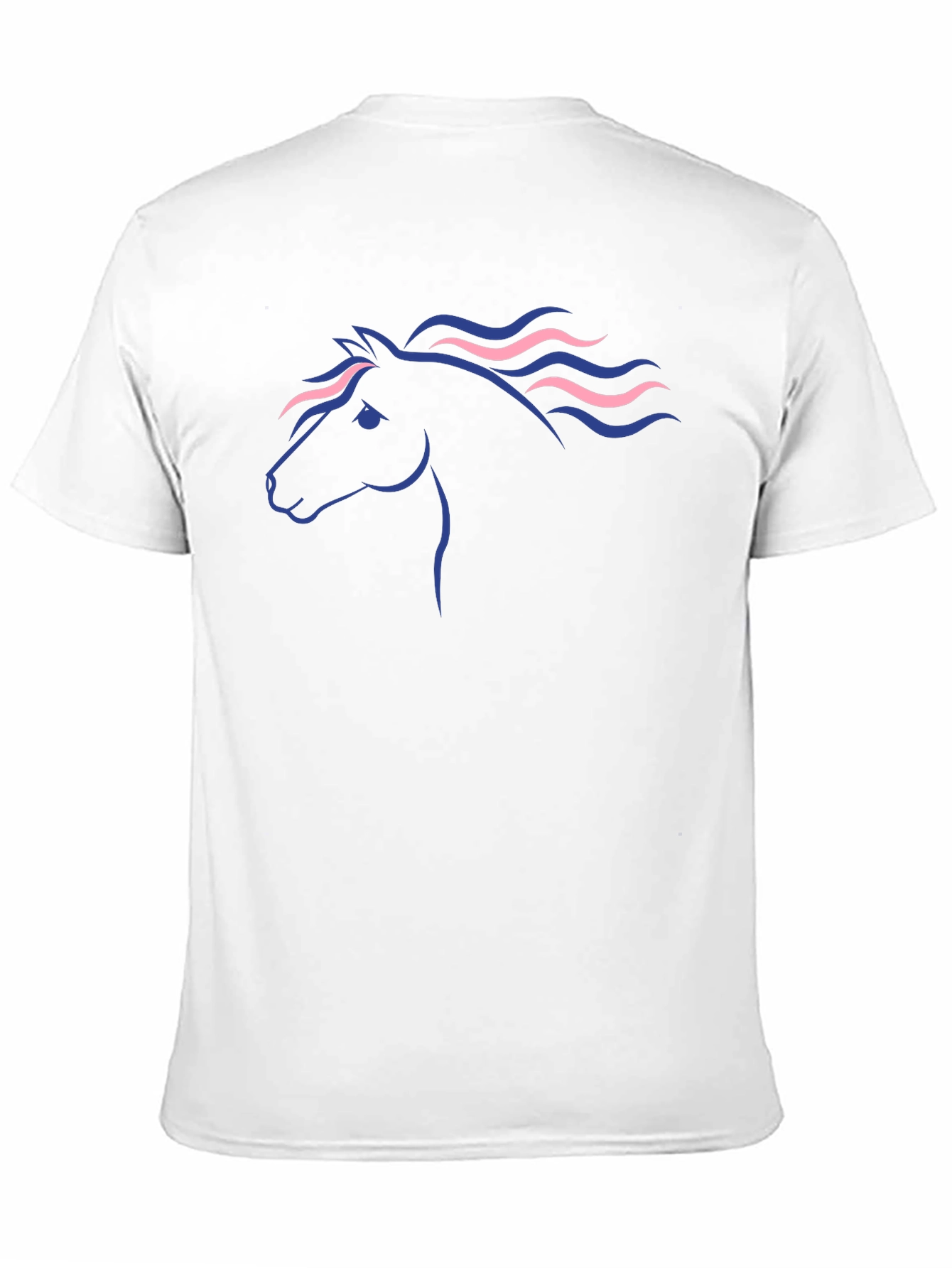 Horse Graphic Tee - Stylish Mens Black T-Shirt