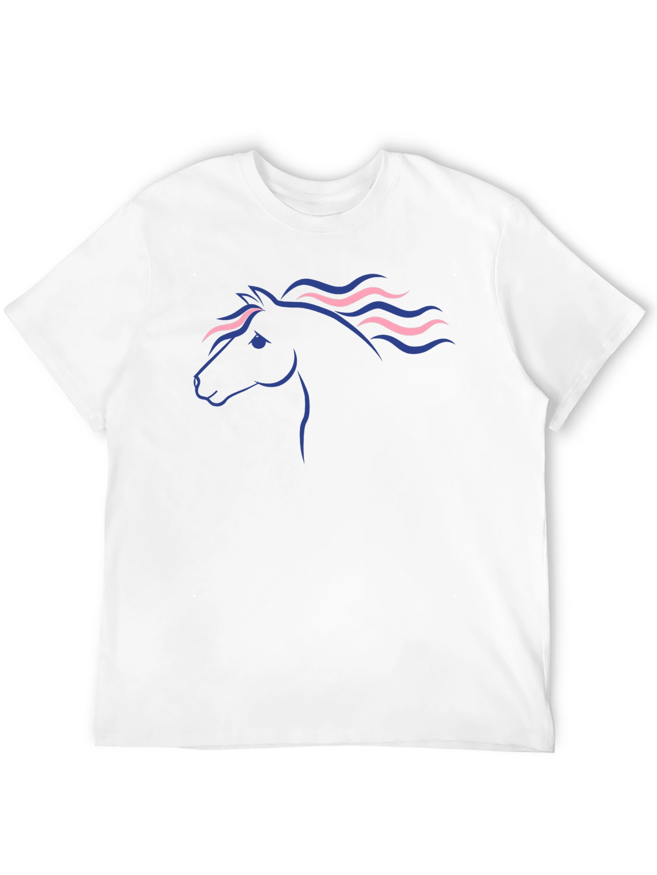 Horse Graphic Tee - Stylish Mens Black T-Shirt