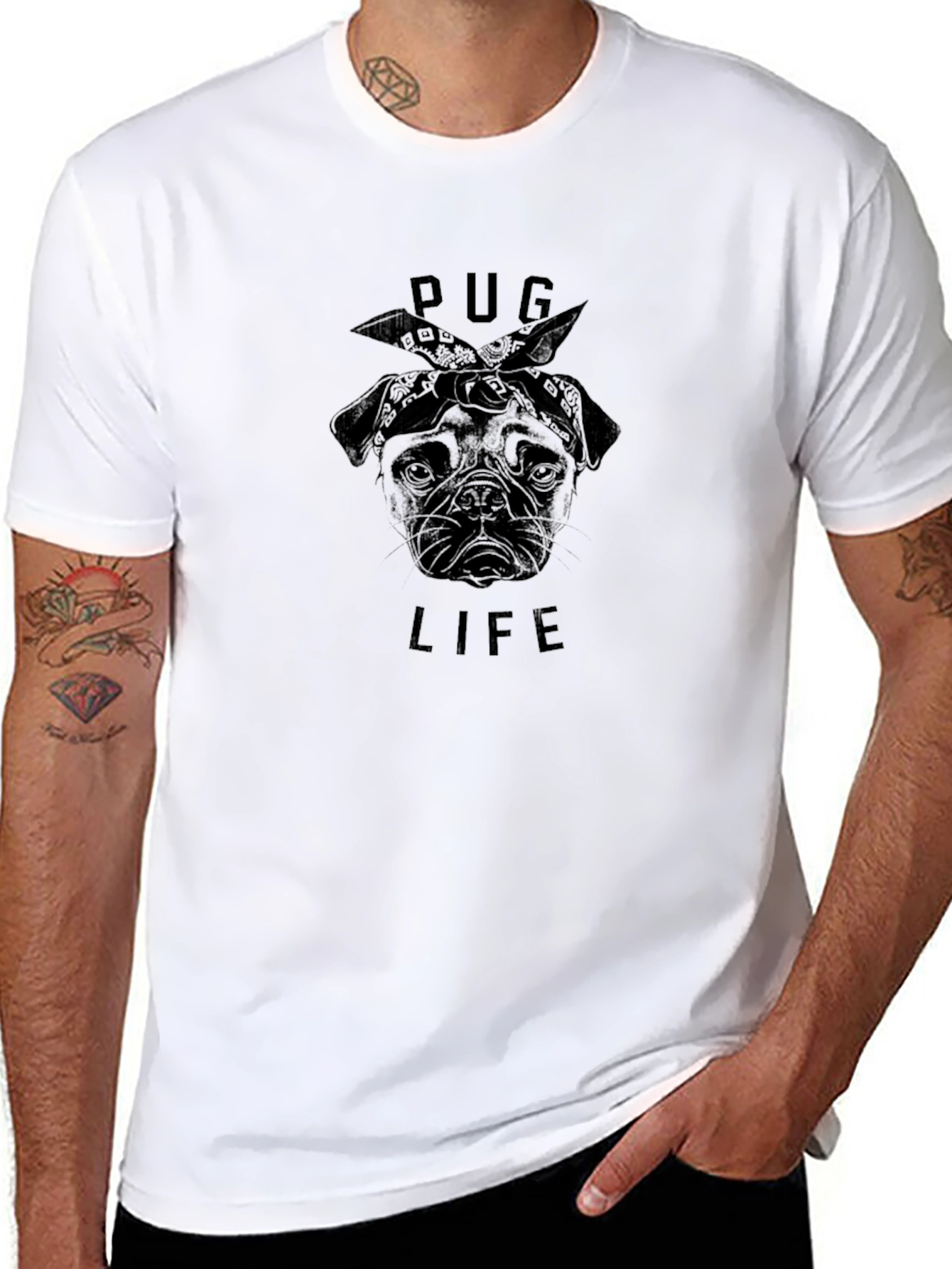 Pug Life T-Shirt - Funny Dog Graphic Tee