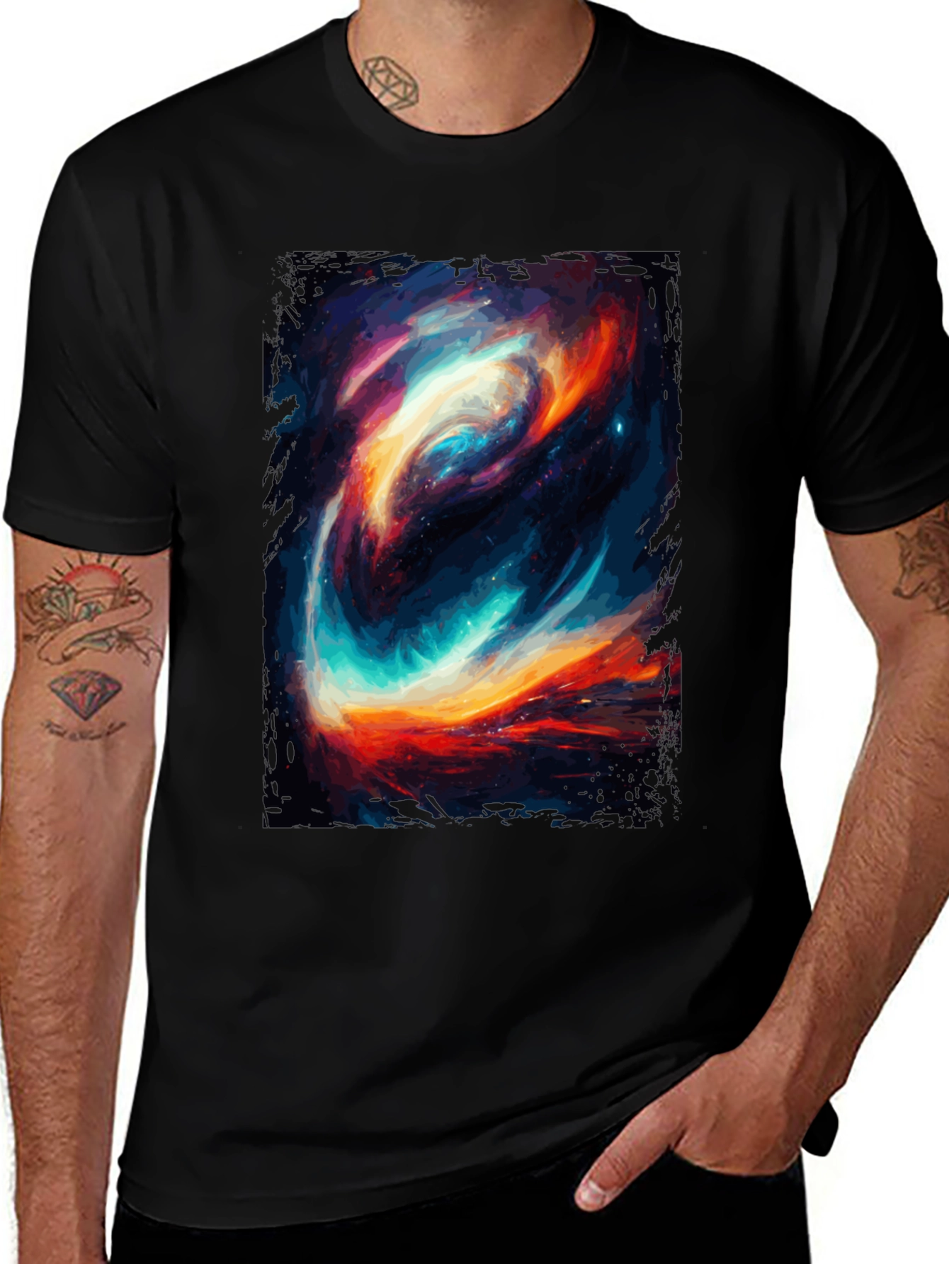 Galaxy Dream T-Shirt - Artistic Space Design