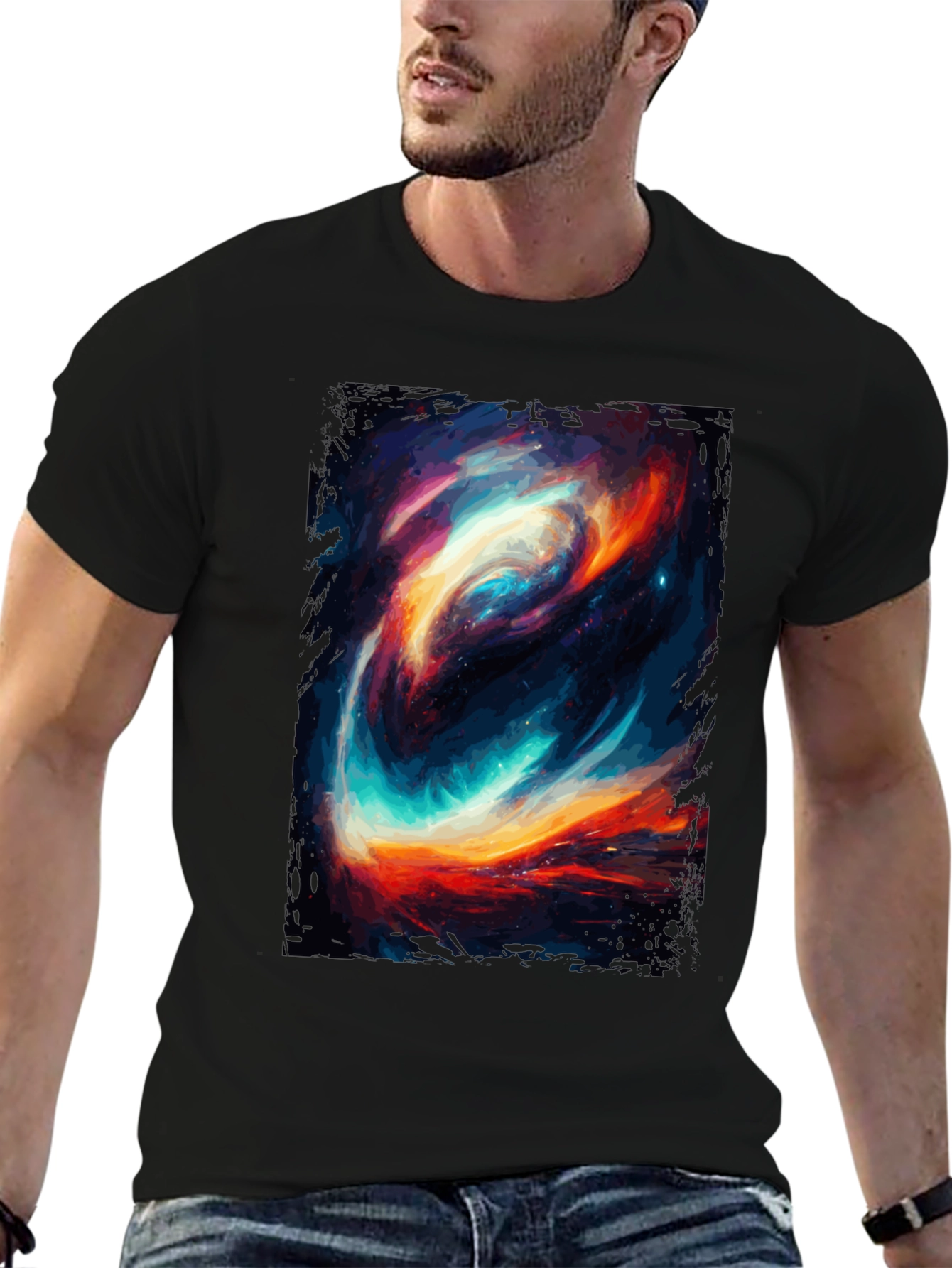 Galaxy Dream T-Shirt - Artistic Space Design
