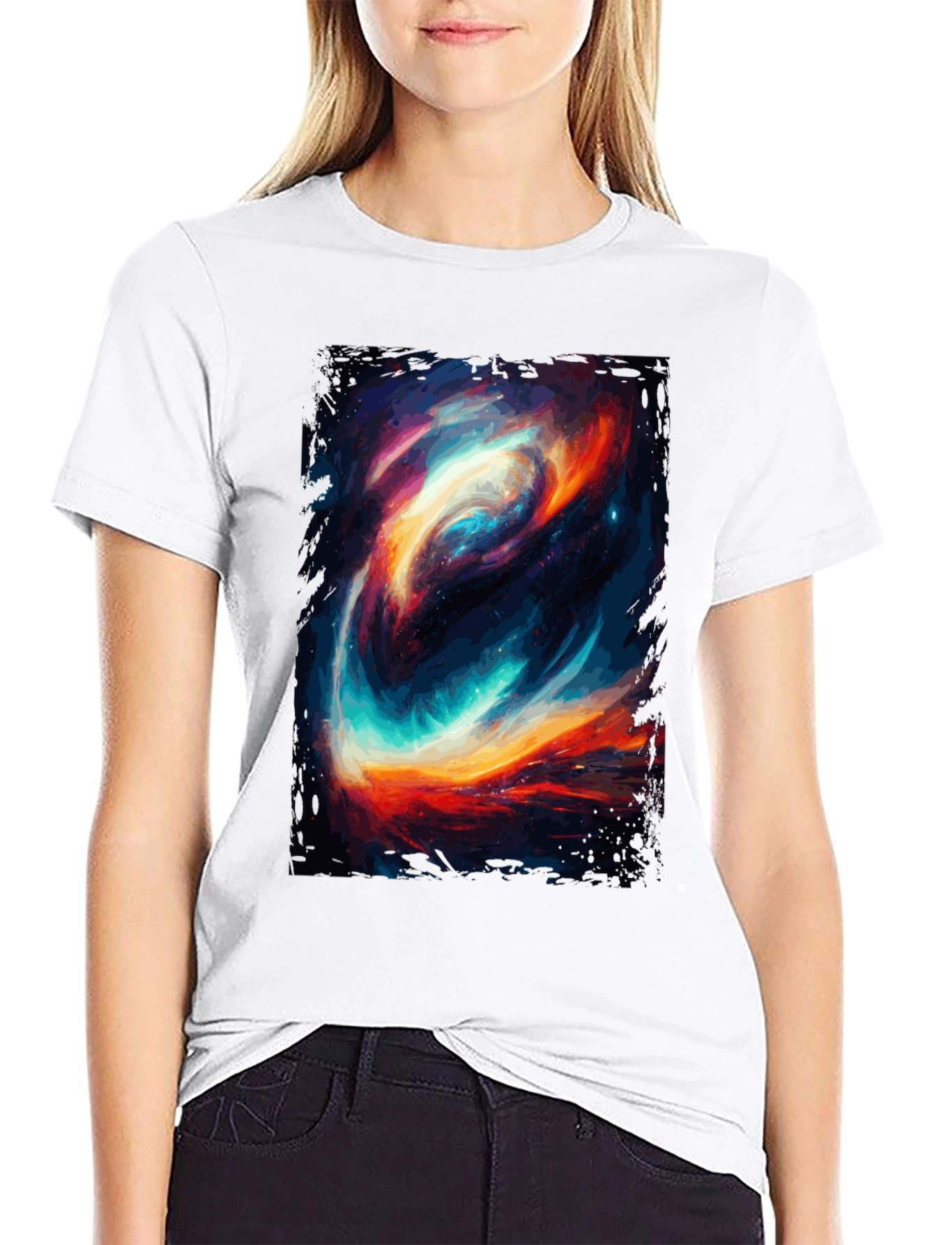 Galaxy Dream T-Shirt - Artistic Space Design