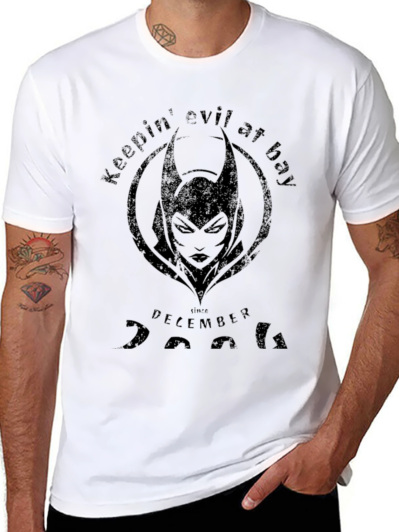 Keepin Evil at Bay Tee - December 2004