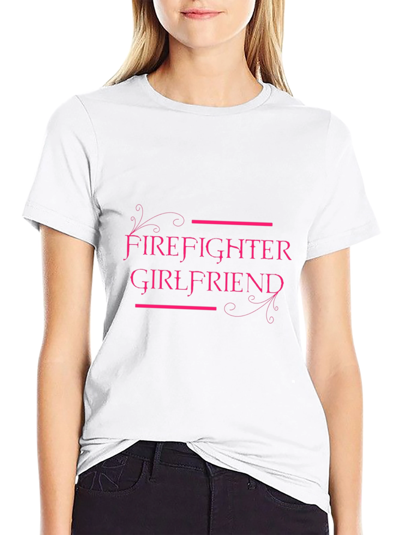 Firefighter Girlfriend Graphic Tee