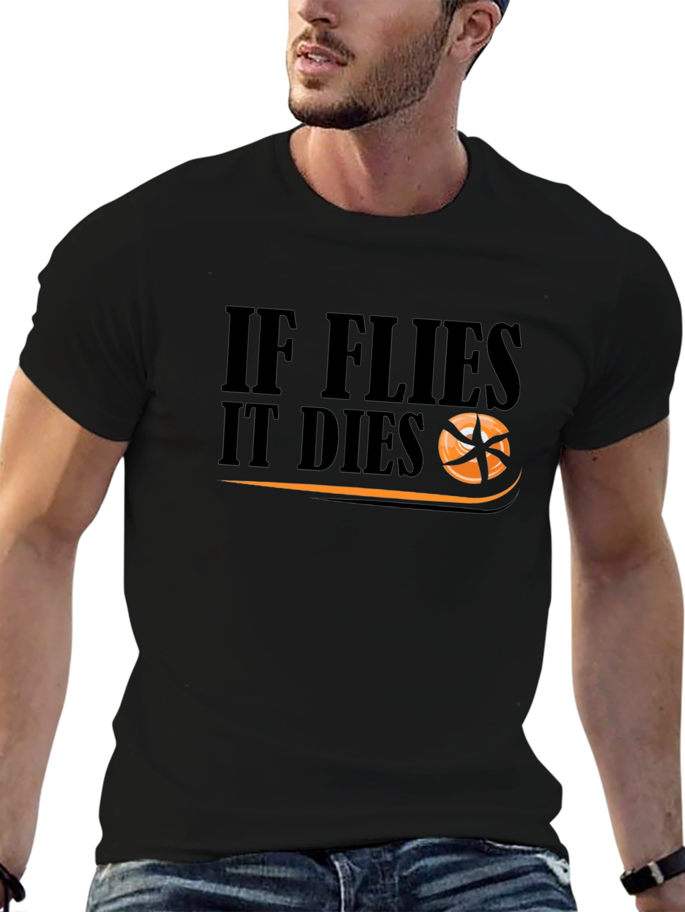 If It Flies It Dies Basketball T-Shirt