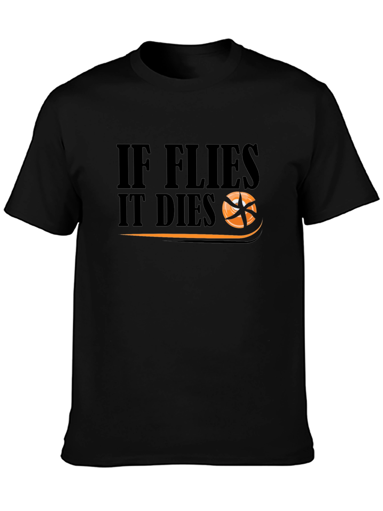 If It Flies It Dies Basketball T-Shirt