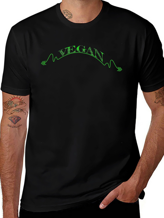 Vegan Graphic Tee - Black