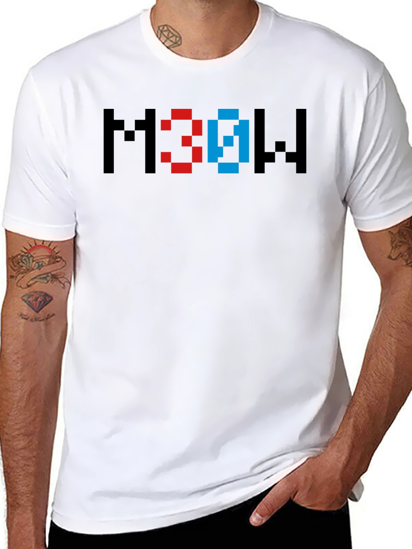 Pixel M39W Graphic Tee - Retro Style