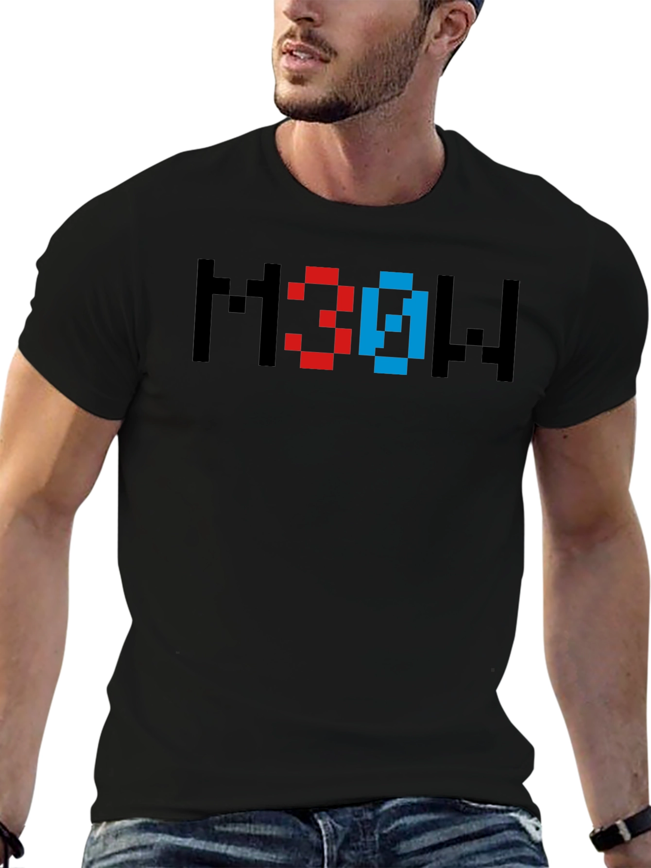 Pixel M39W Graphic Tee - Retro Style