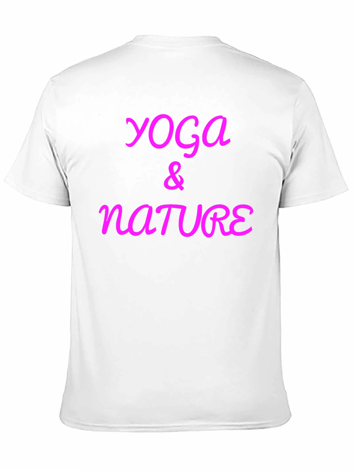 Yoga & Nature Graphic Tee - Casual Black T-Shirt