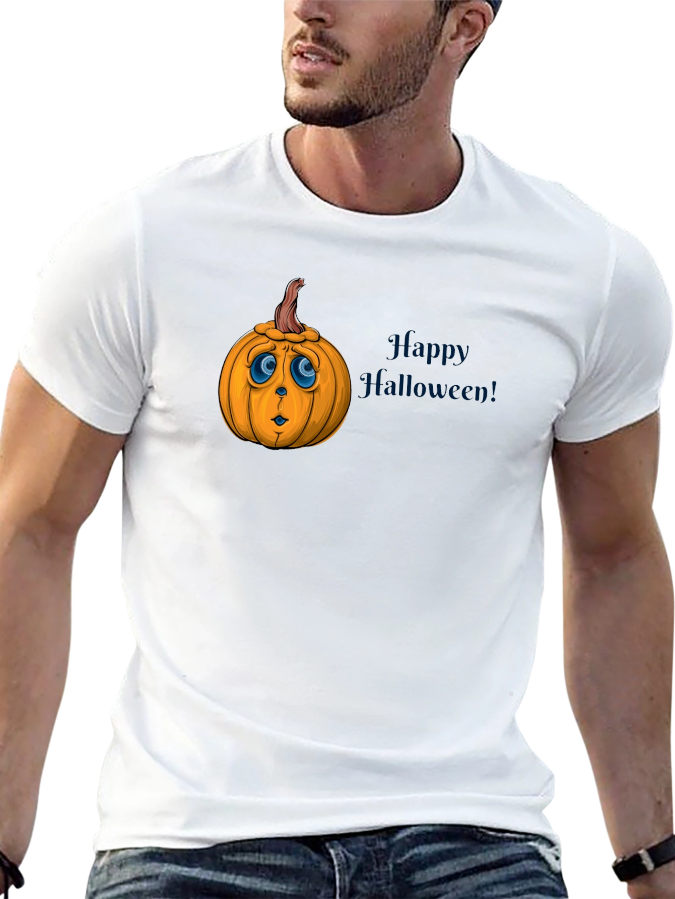 Happy Halloween Pumpkin Graphic Tee