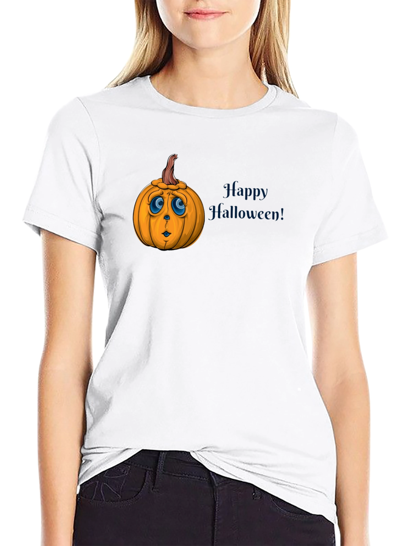 Happy Halloween Pumpkin Graphic Tee