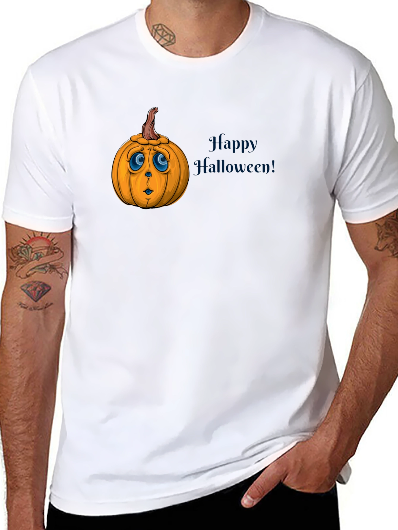 Happy Halloween Pumpkin Graphic Tee