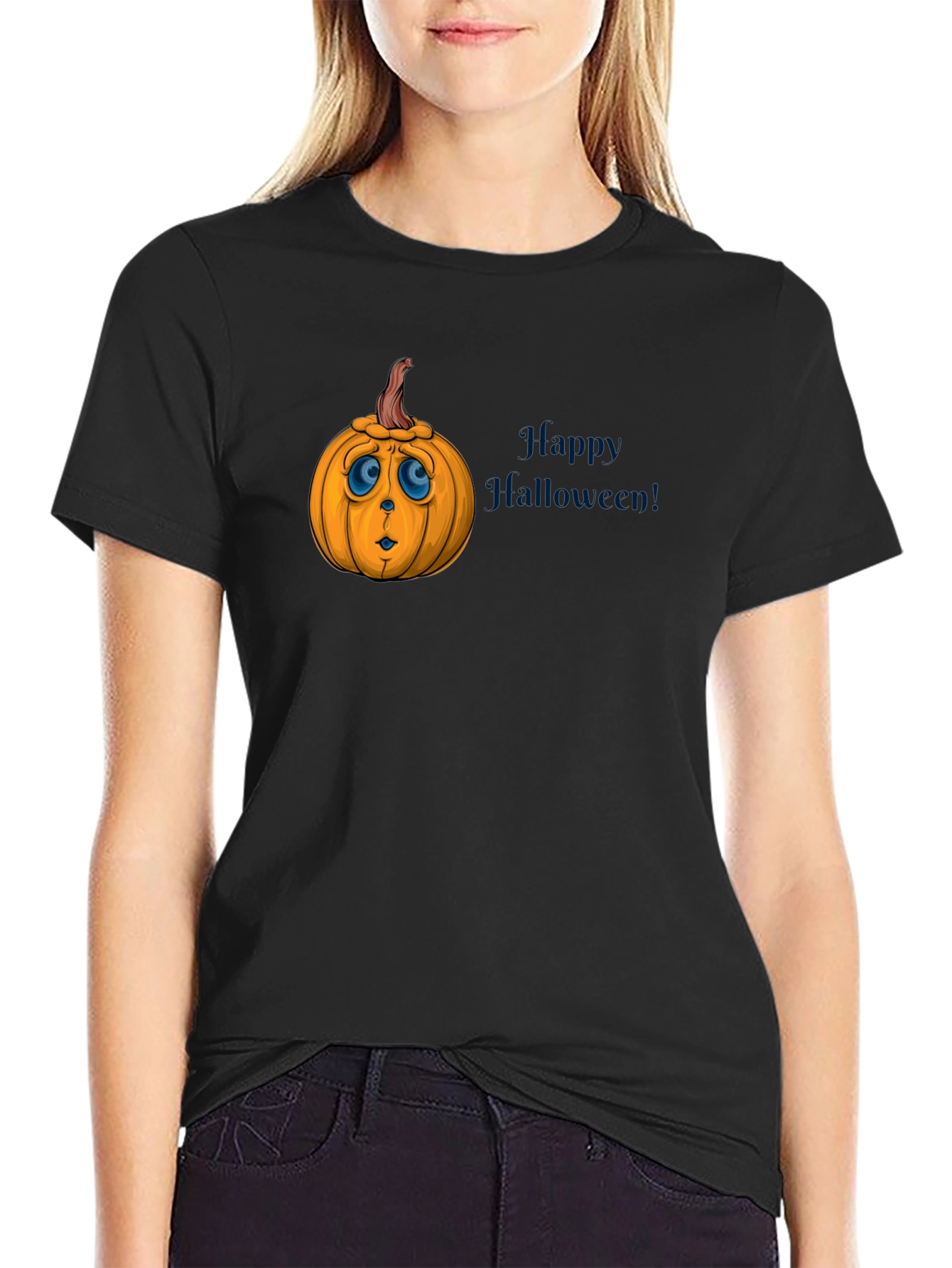 Happy Halloween Pumpkin Graphic Tee