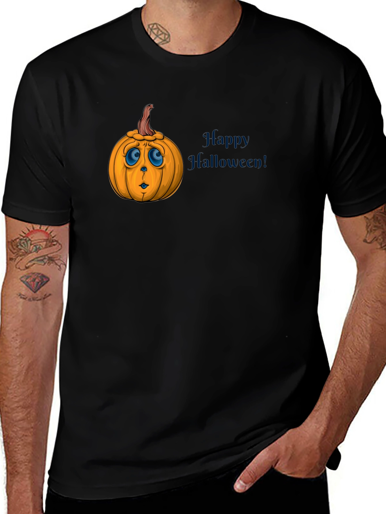 Happy Halloween Pumpkin Graphic Tee