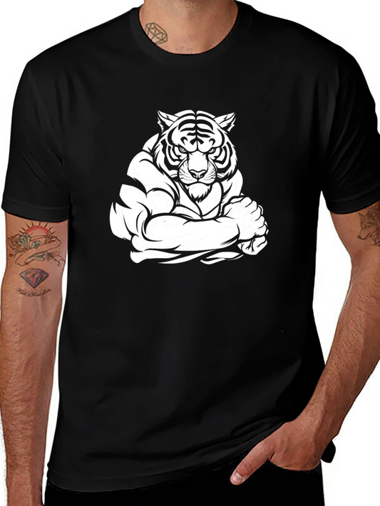 Tiger Muscle Tee - Mens Graphic T-Shirt