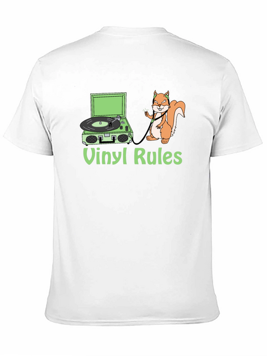 Vinyl Rules Squirrel T-Shirt