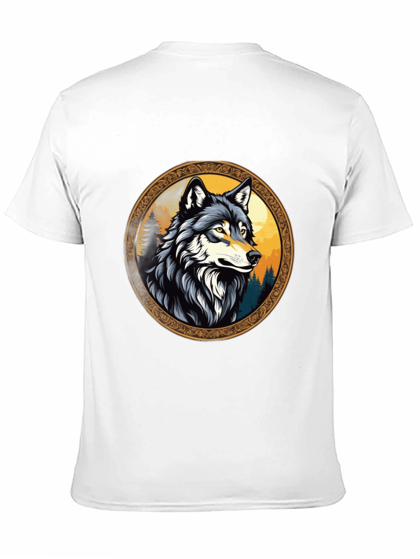 Wolf Graphic Tee - Wildlife Design
