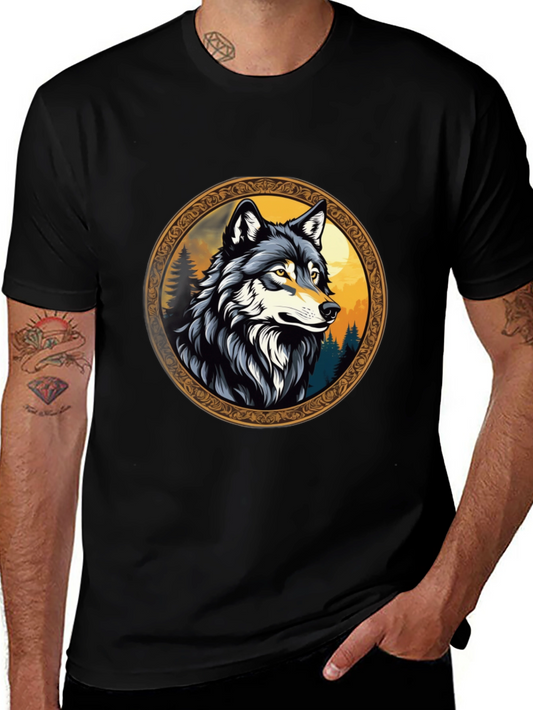 Wolf Graphic Tee - Wildlife Design