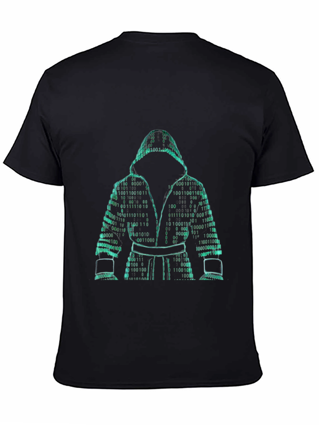 Binary Code Boxer Graphic Tee - Stylish Geek Chic