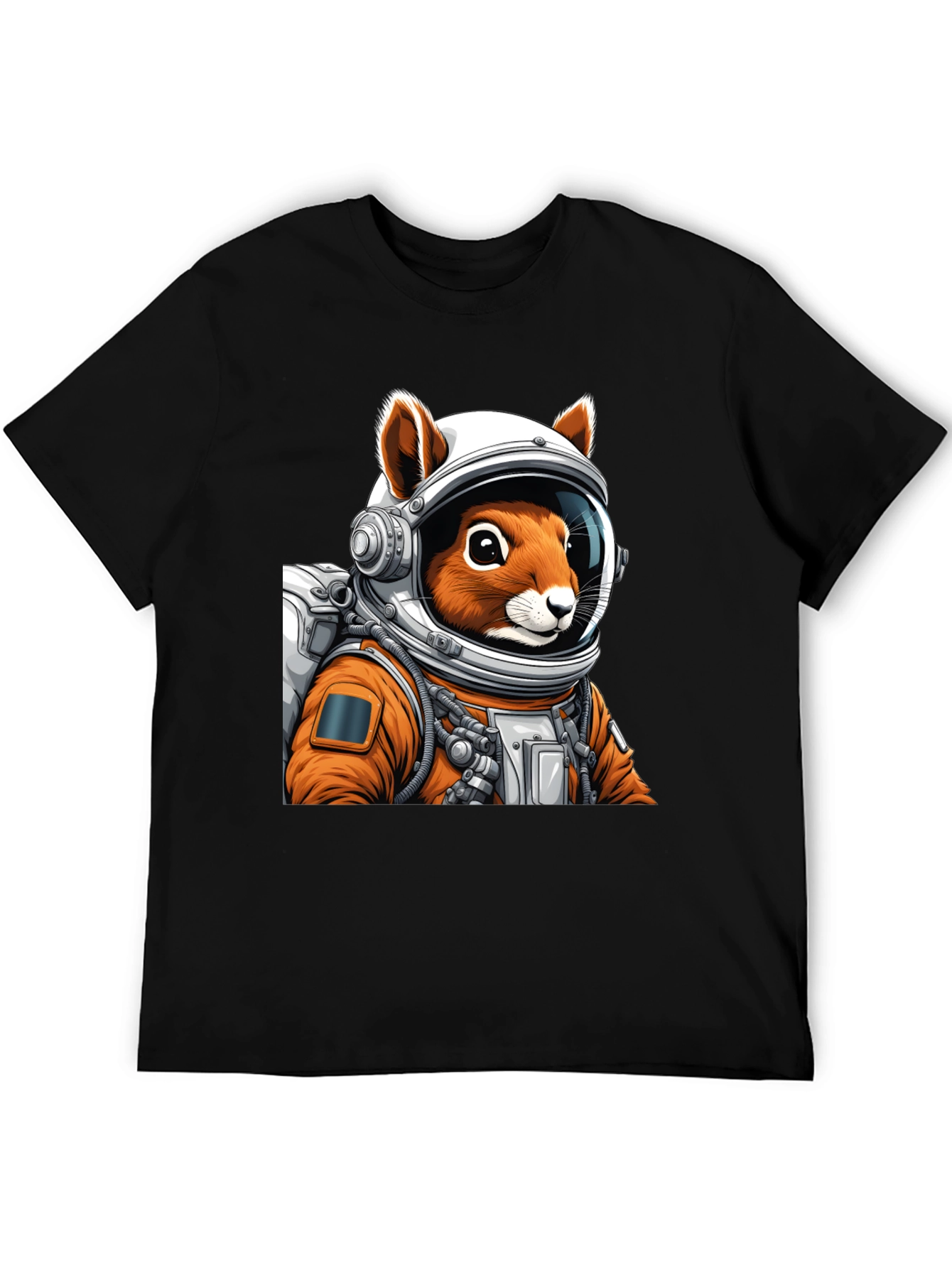 Squirrel Astronaut Graphic T-Shirt - Space Explorer Tee