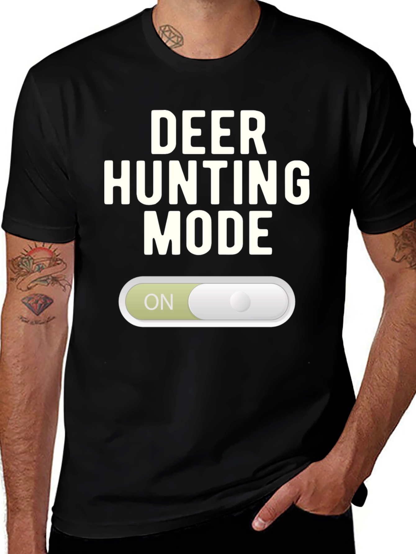 Deer Hunting Mode T-Shirt - On