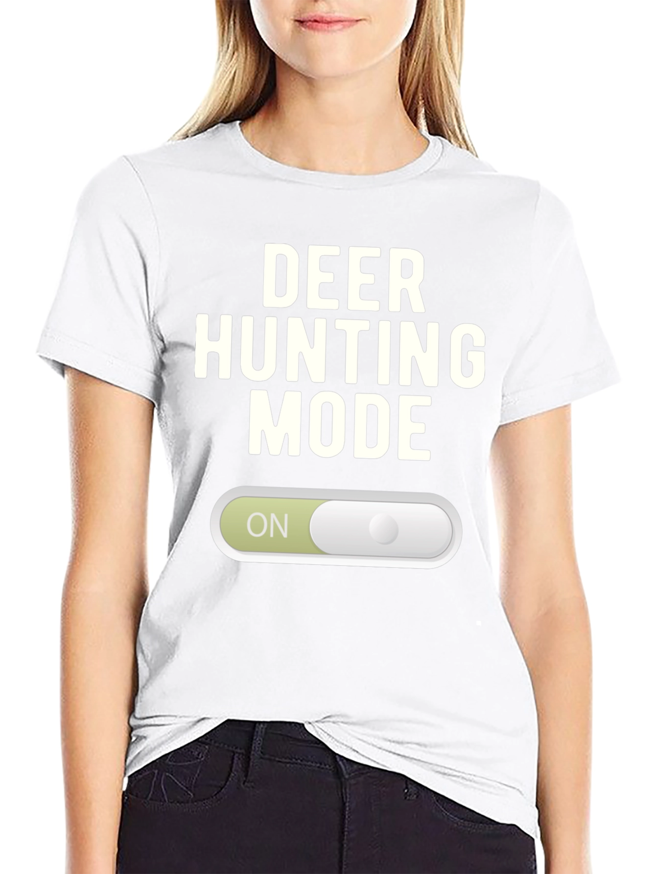 Deer Hunting Mode T-Shirt - On