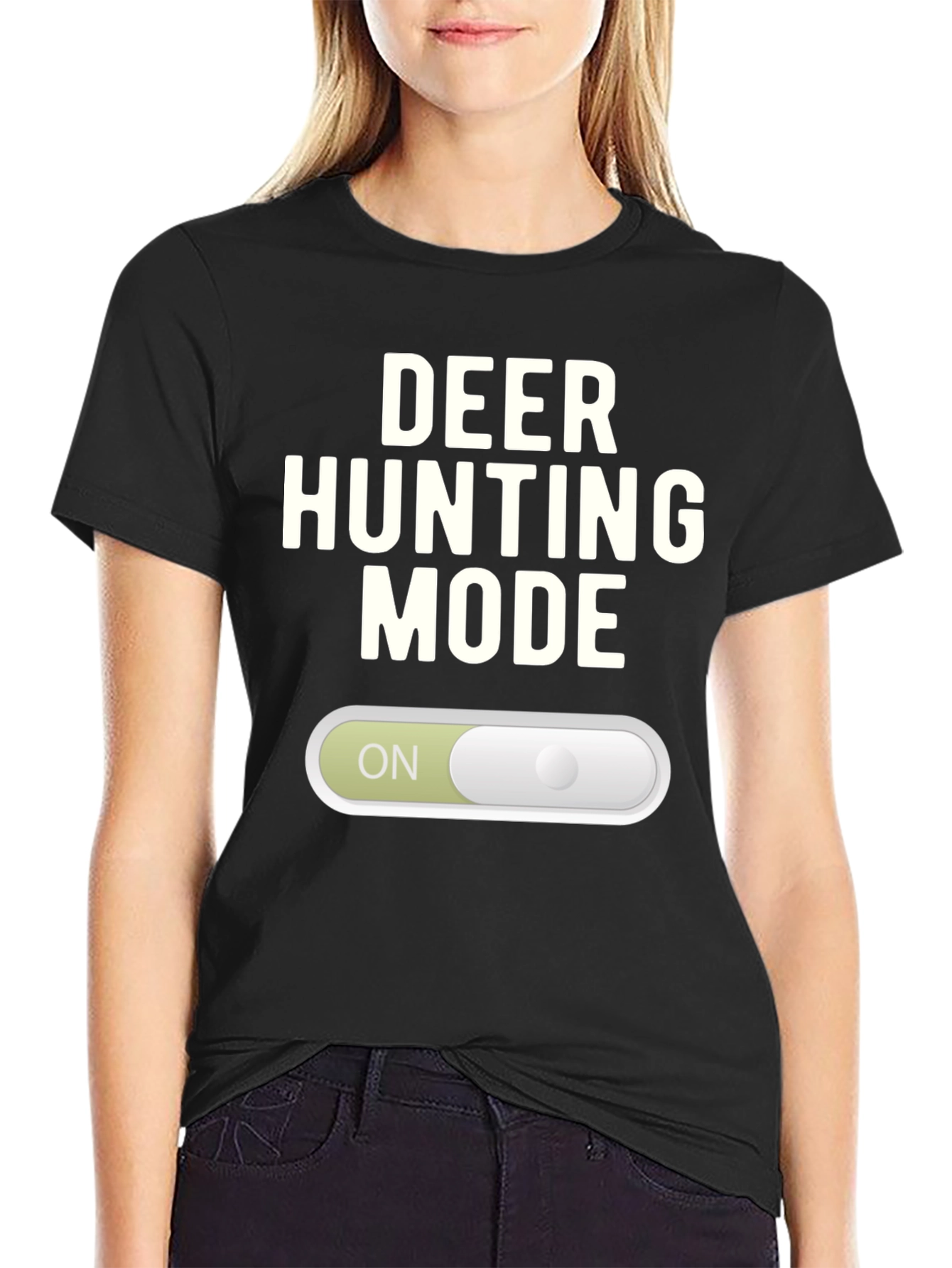 Deer Hunting Mode T-Shirt - On