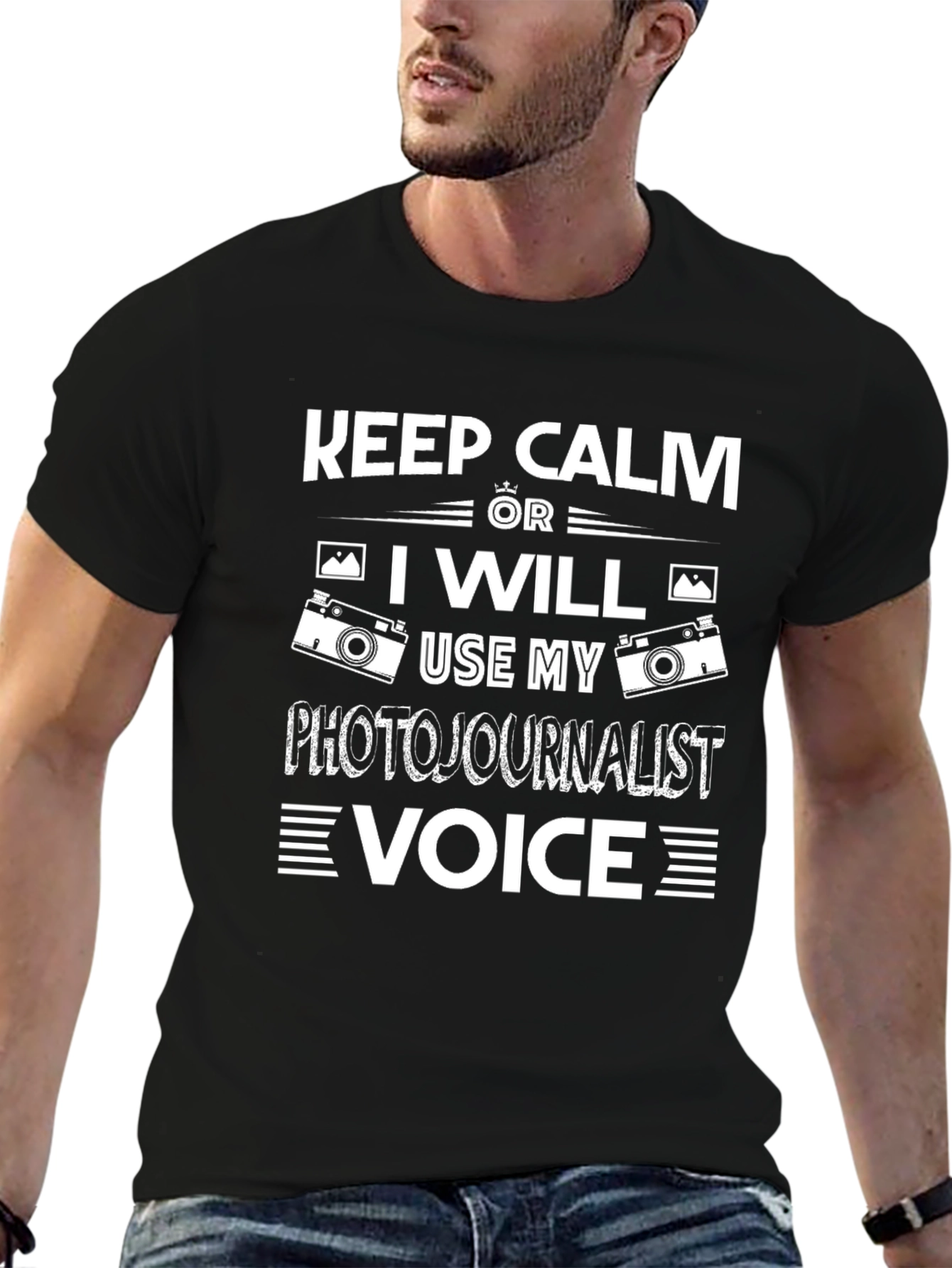 Keep Calm Photojournalist Voice T-Shirt