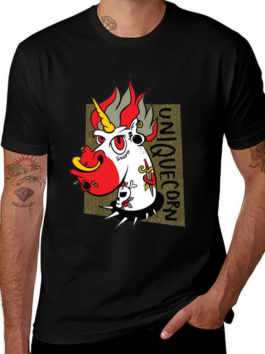 Edgy Unicorn Graphic Tee
