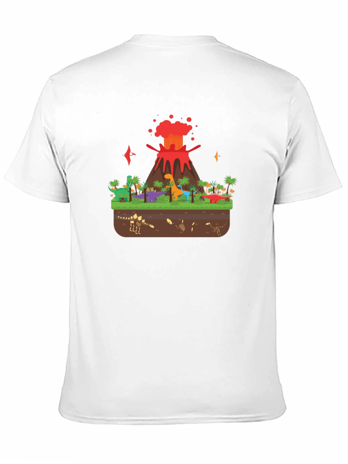 Dinosaur Volcano T-Shirt
