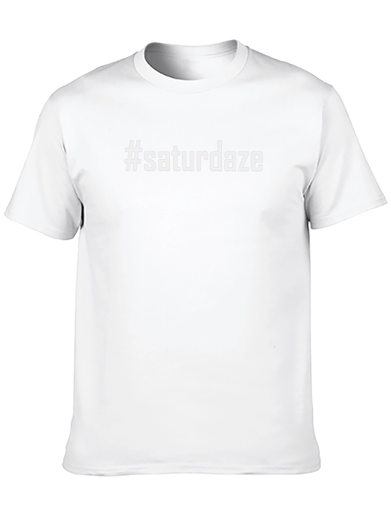#saturdaze Black T-Shirt - Casual Comfort