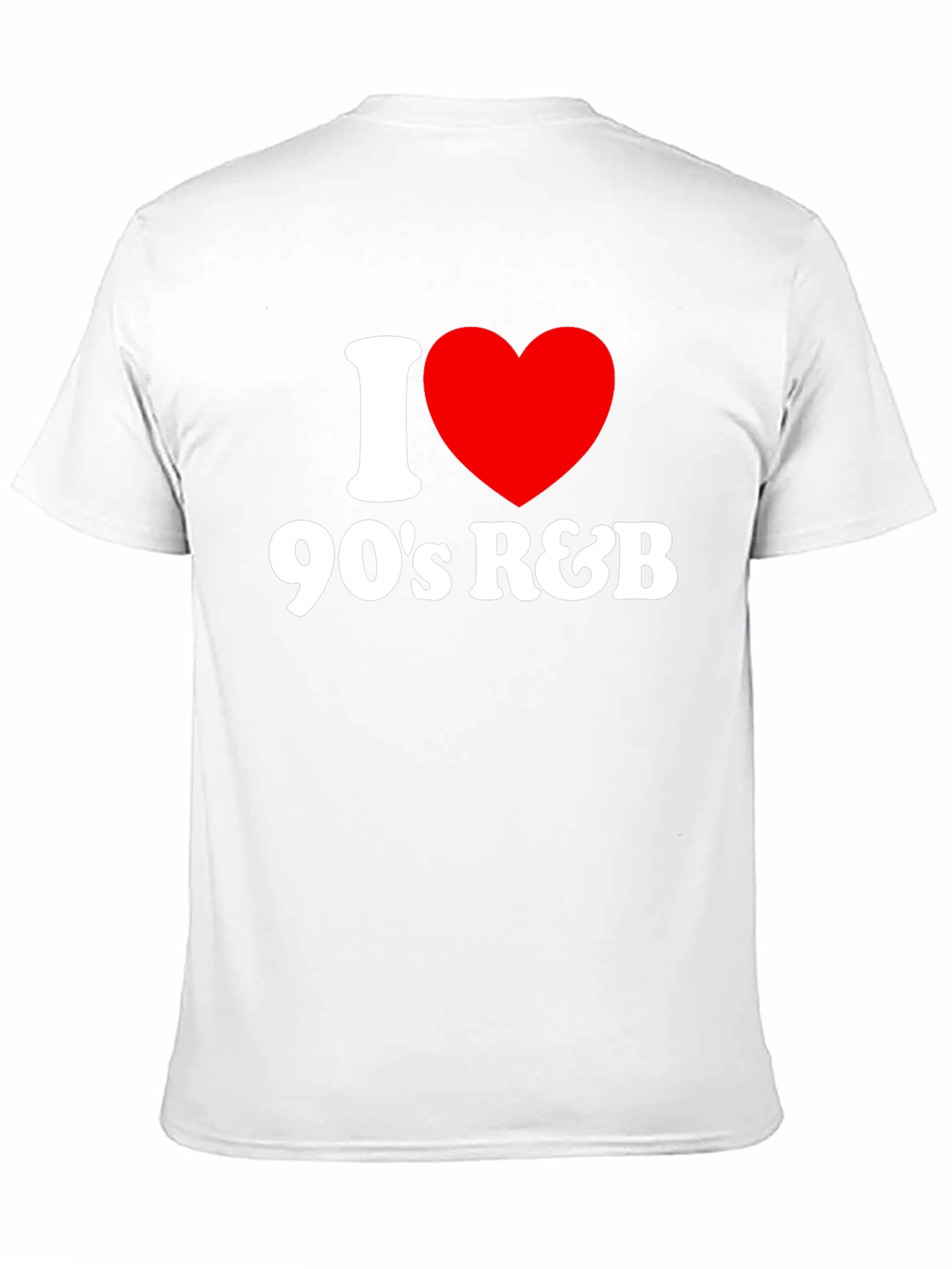 I Heart 90s R&B Black Graphic T-Shirt