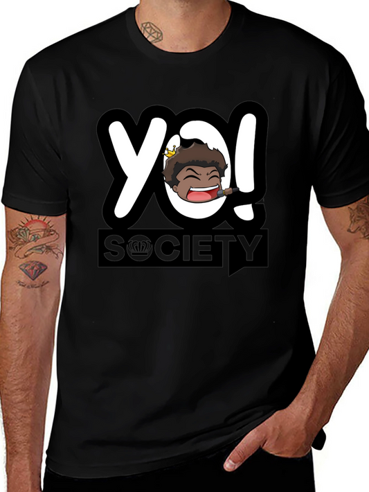 YO! Society Black Graphic Tee