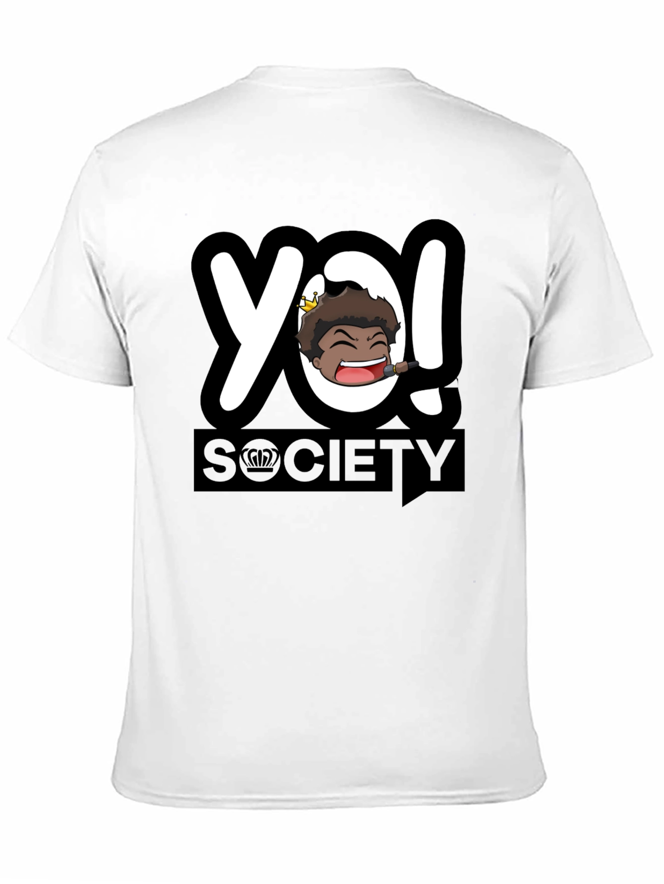 YO! Society Black Graphic Tee