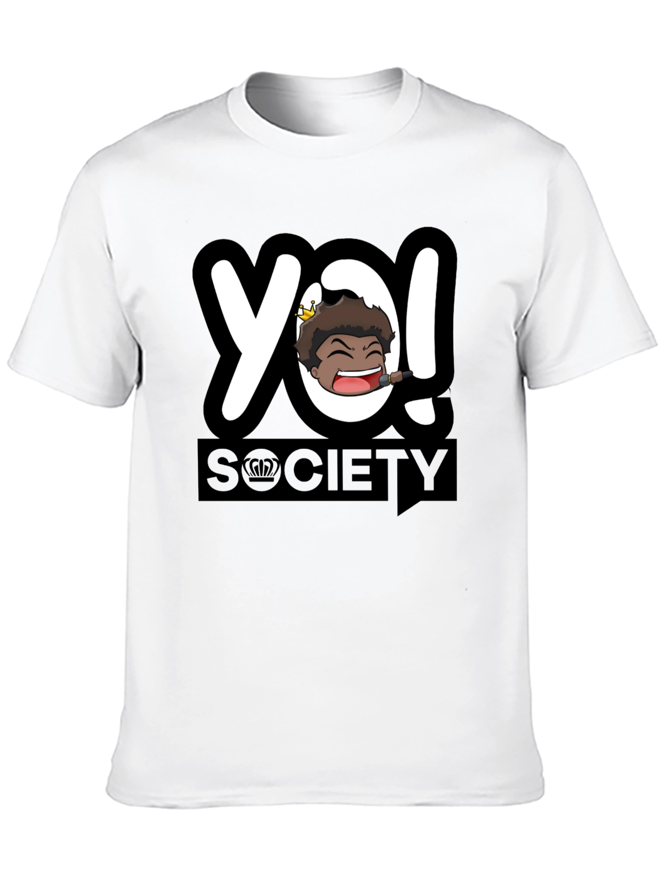 YO! Society Black Graphic Tee