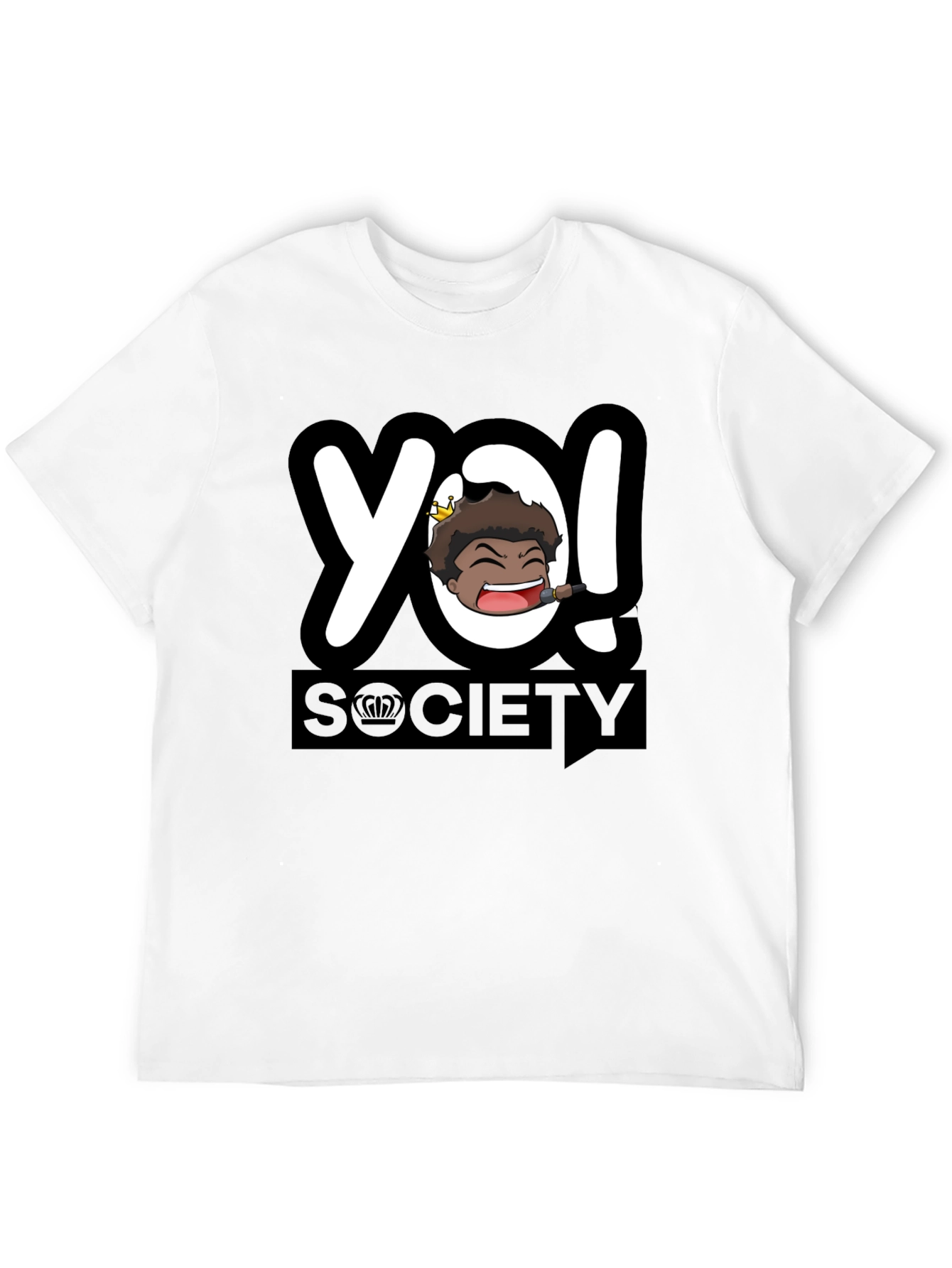 YO! Society Black Graphic Tee