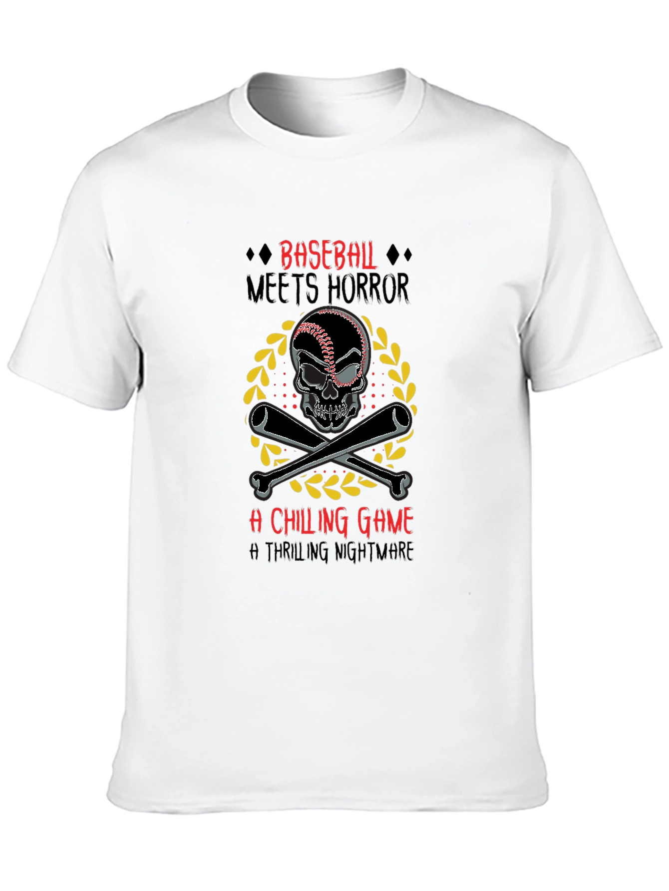 Baseball Meets Horror Graphic Tee