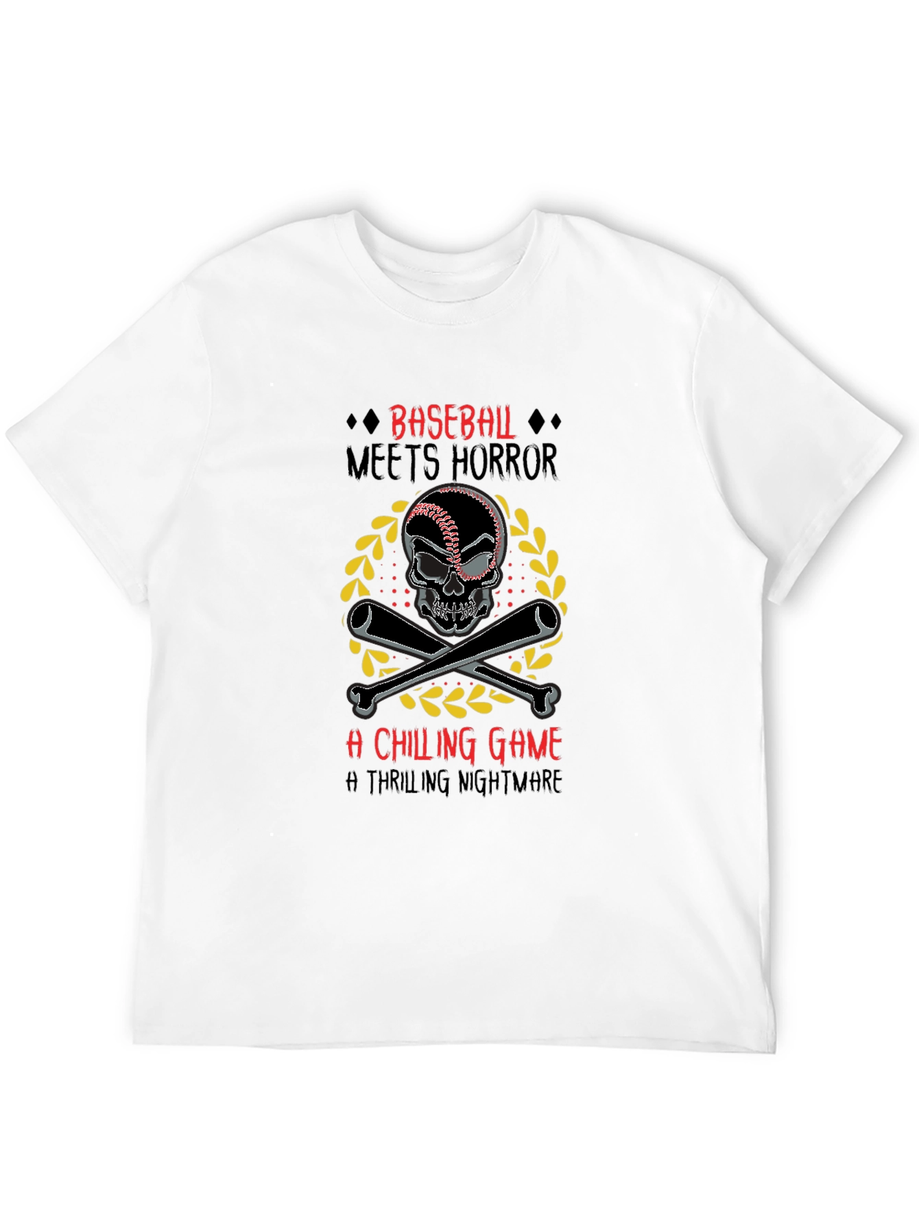 Baseball Meets Horror Graphic Tee