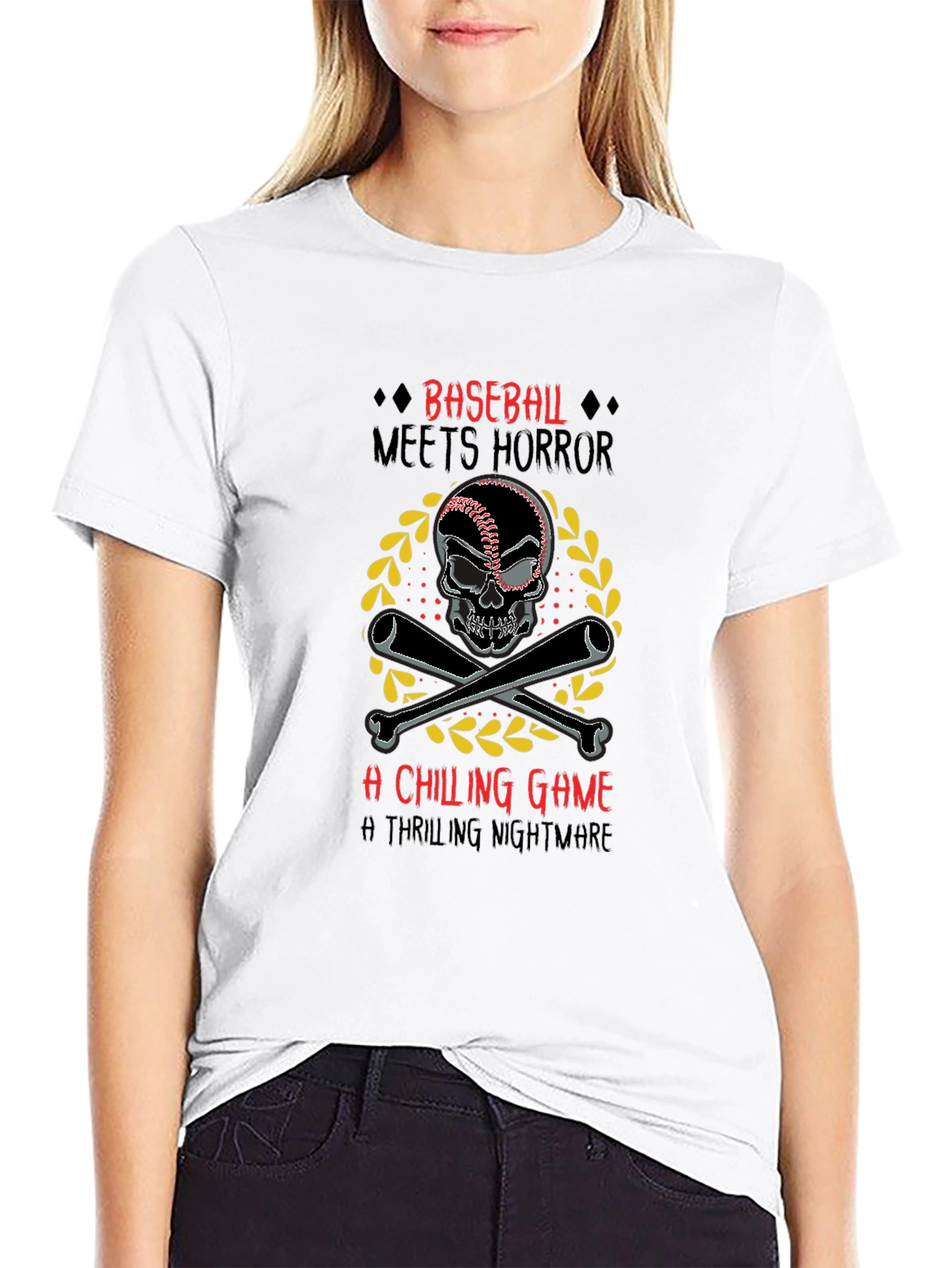Baseball Meets Horror Graphic Tee