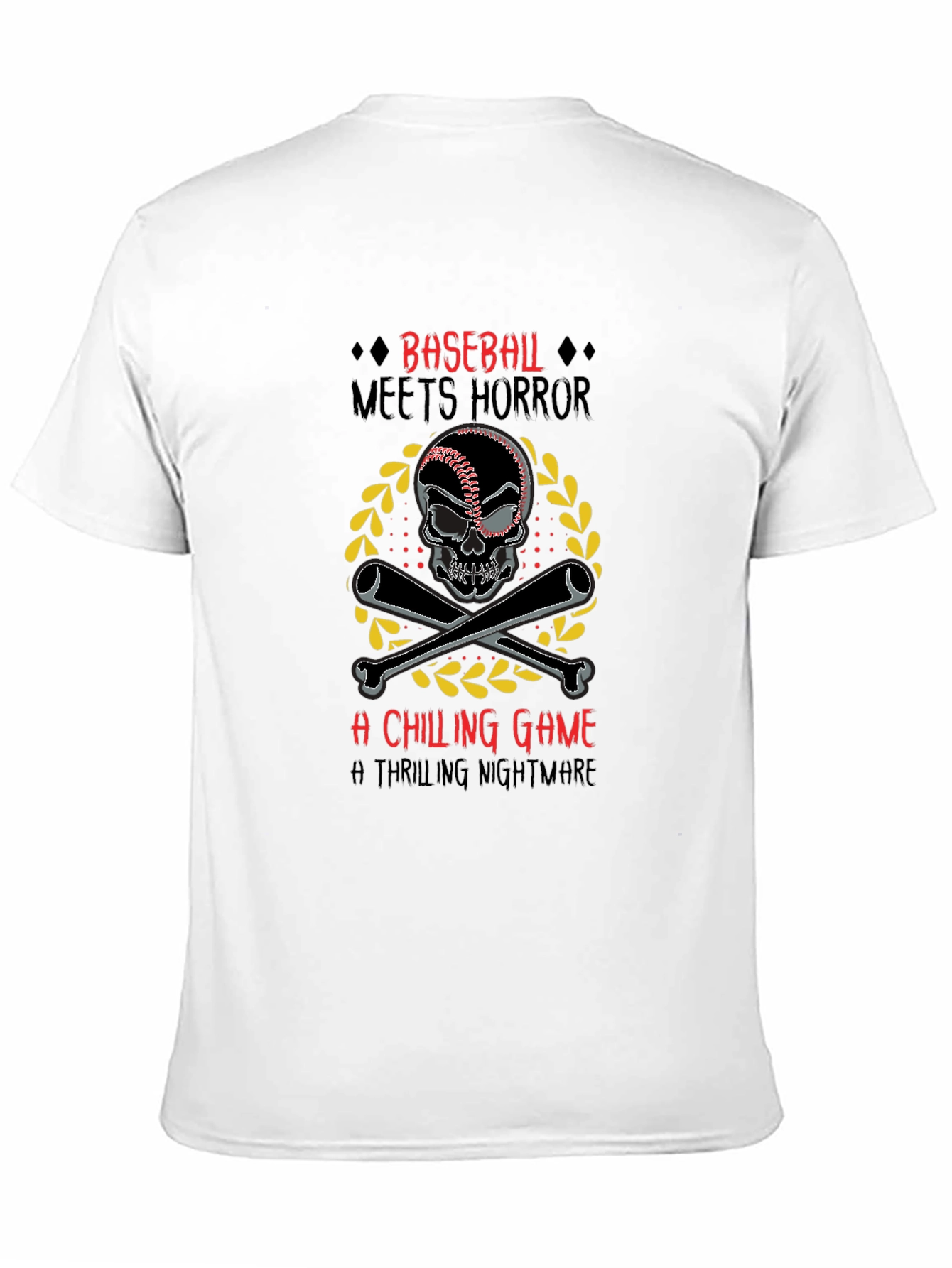 Baseball Meets Horror Graphic Tee