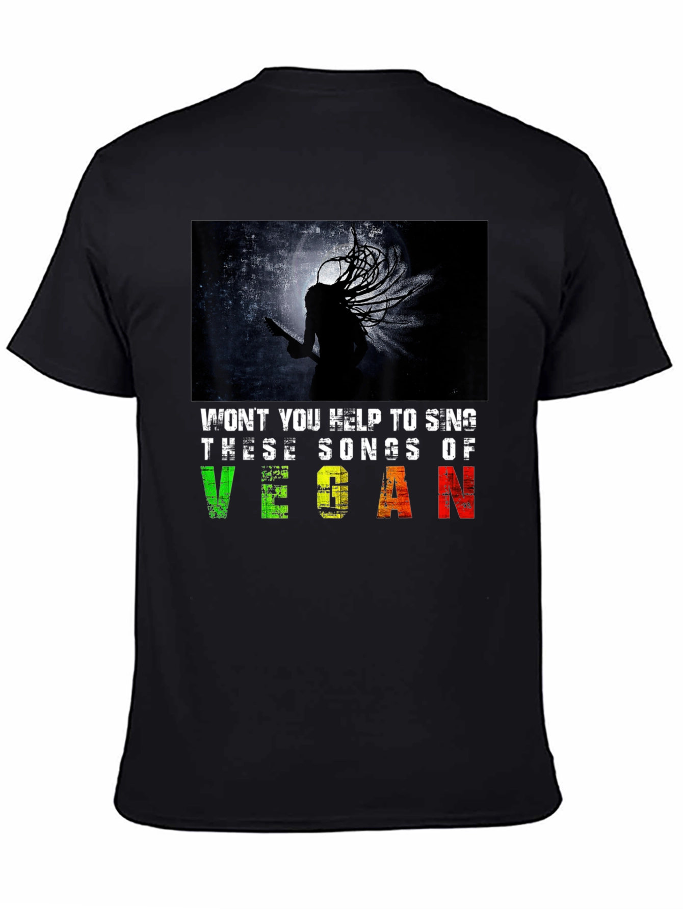 Vegan Music T-Shirt: Sing These Songs!