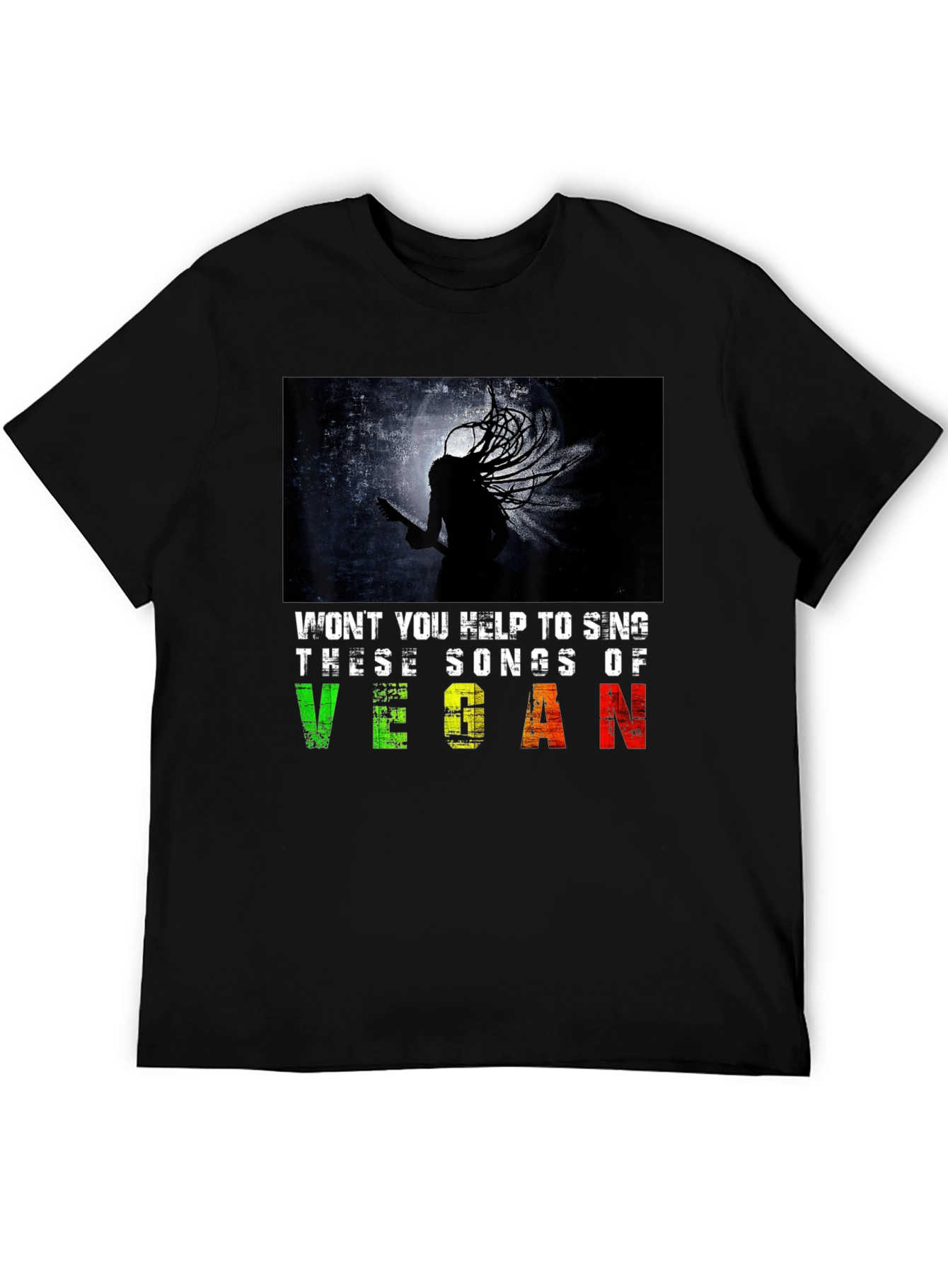 Vegan Music T-Shirt: Sing These Songs!