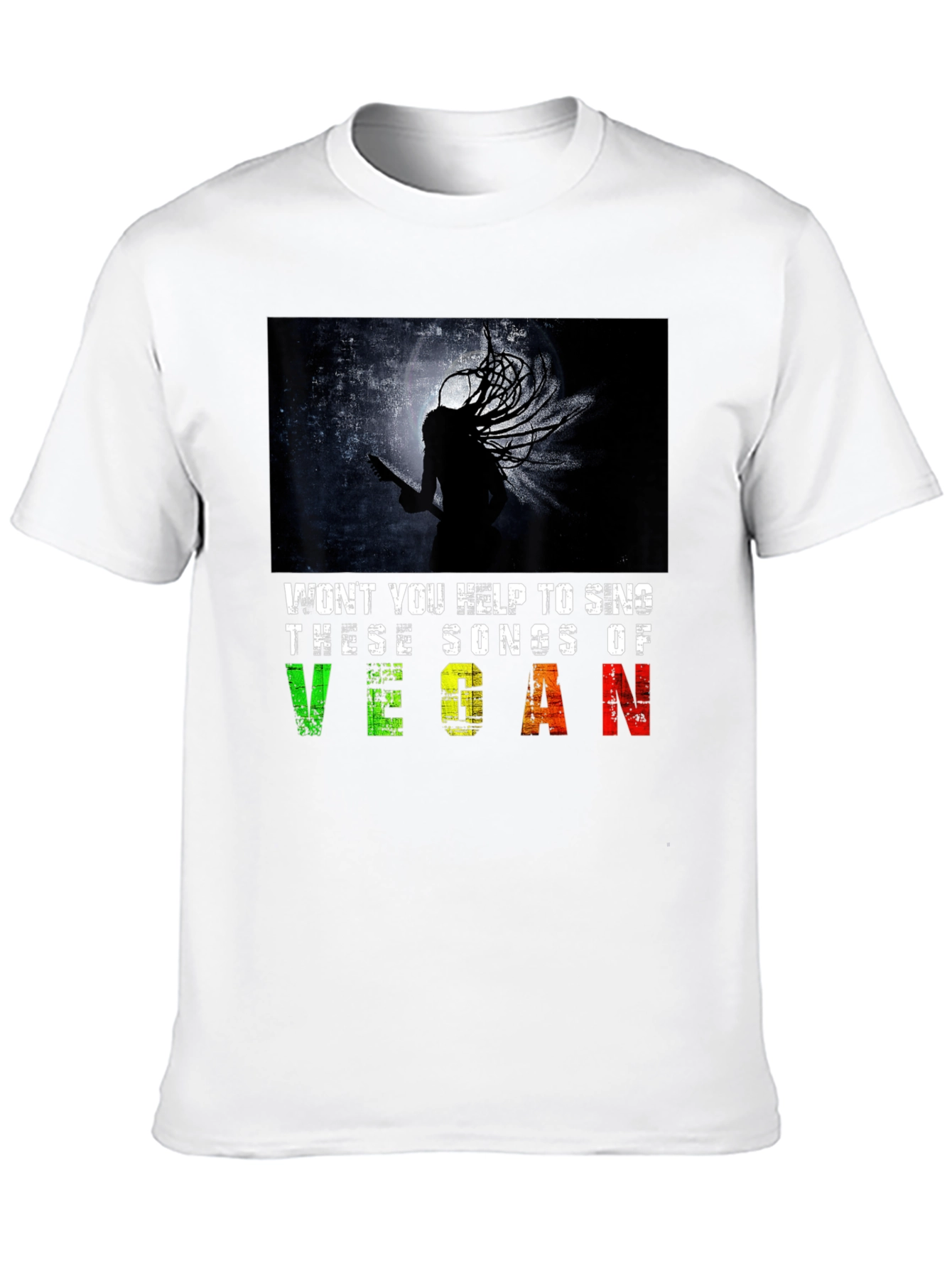 Vegan Music T-Shirt: Sing These Songs!