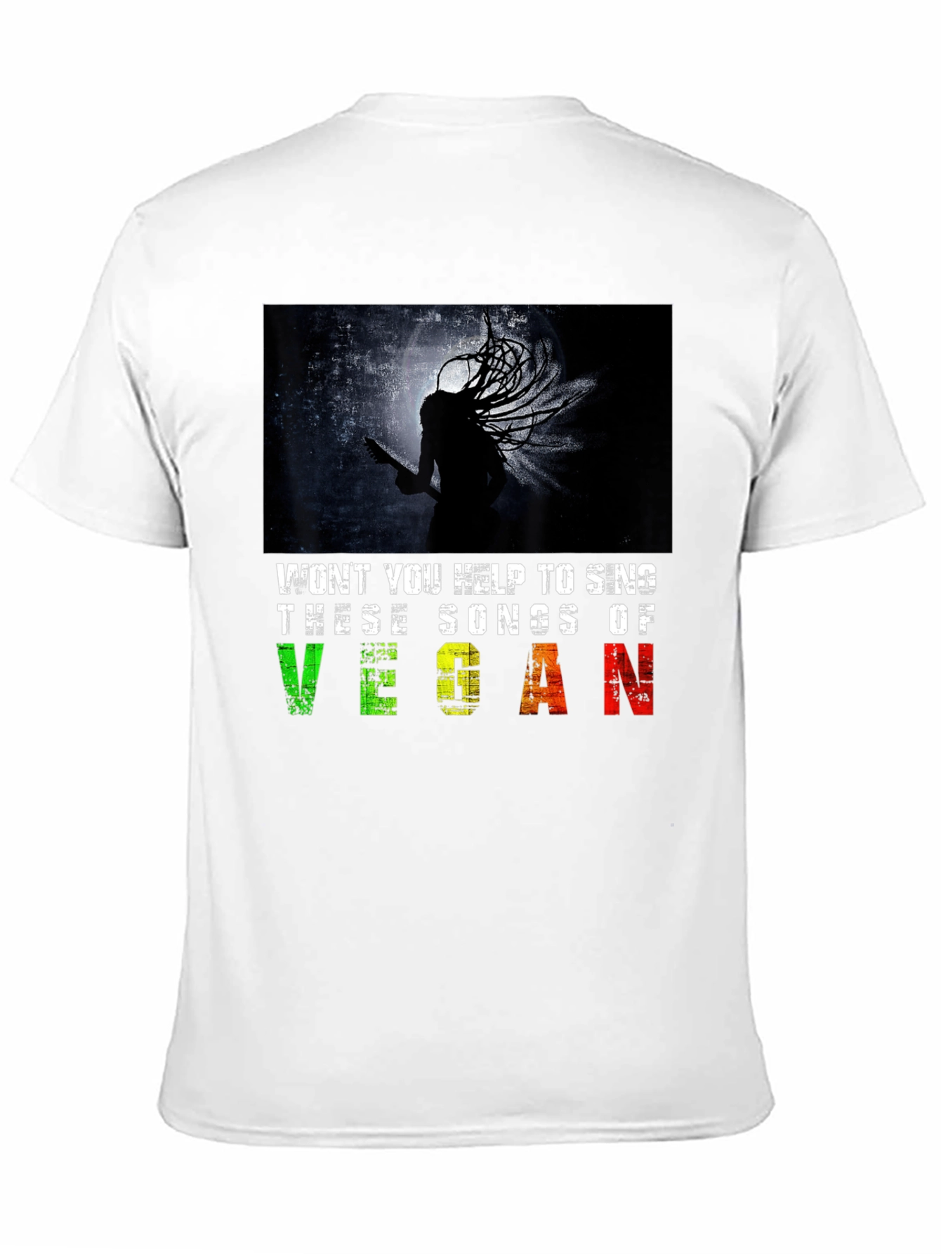 Vegan Music T-Shirt: Sing These Songs!